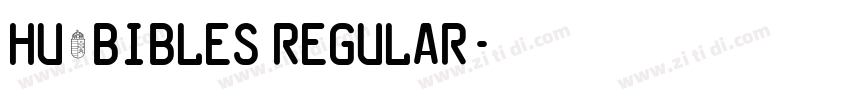 Hu_Bibles Regular字体转换
